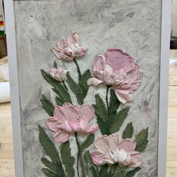 объемная картина цветы 2